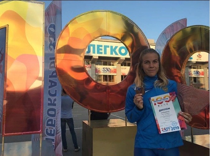 Батайчанка Мария Курбатова - бронзовый призёр чемпионата России по лёгкой атлетике