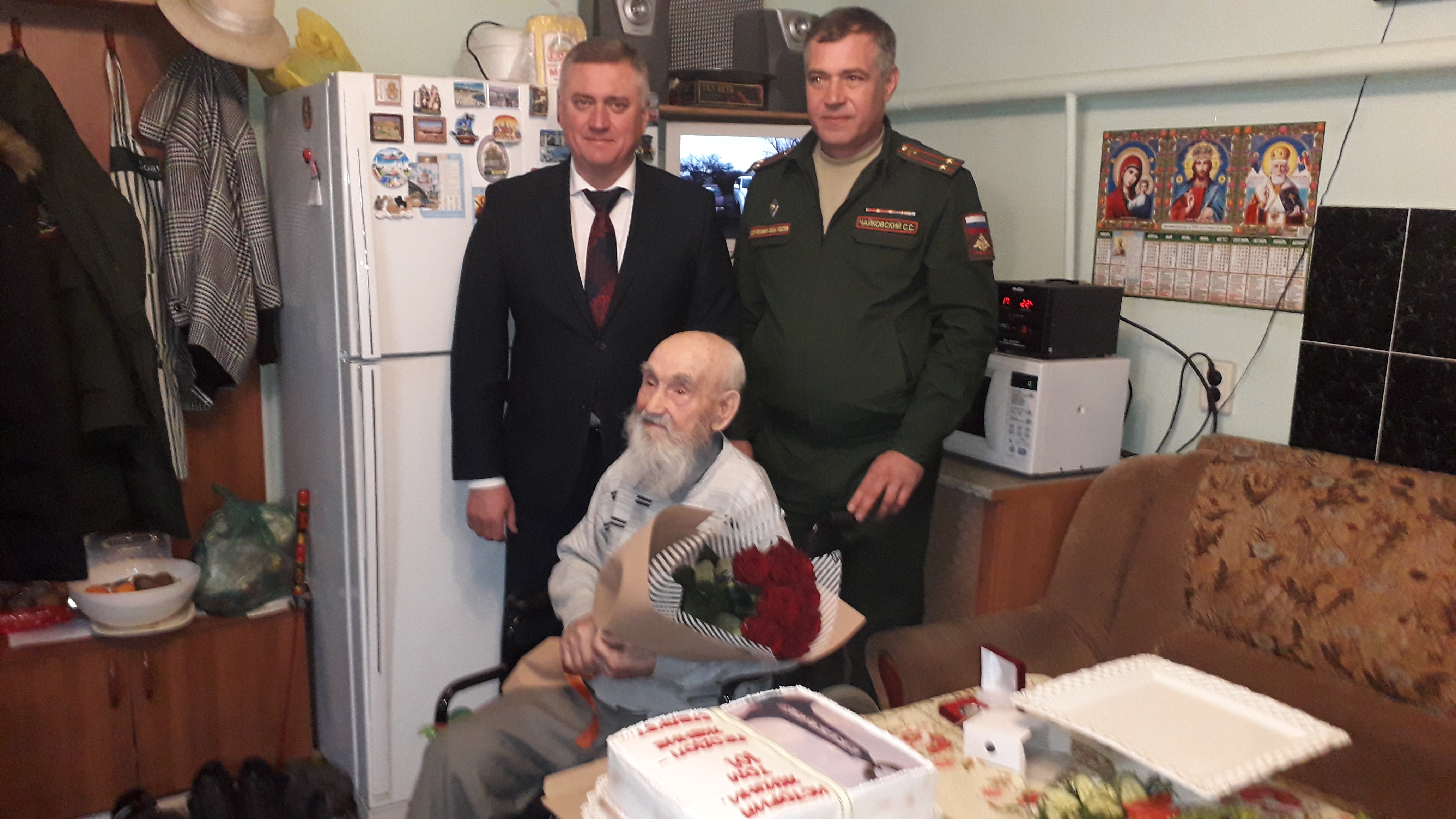 Ветеран Великой Отечественной войны батайчанин Иван Дерябин отметил свой 101-й день рождения