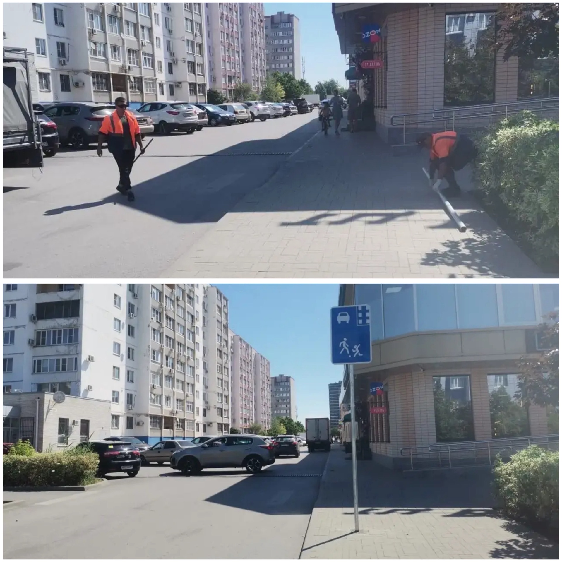 В Батайске продолжают устанавливать и обновлять дорожные знаки