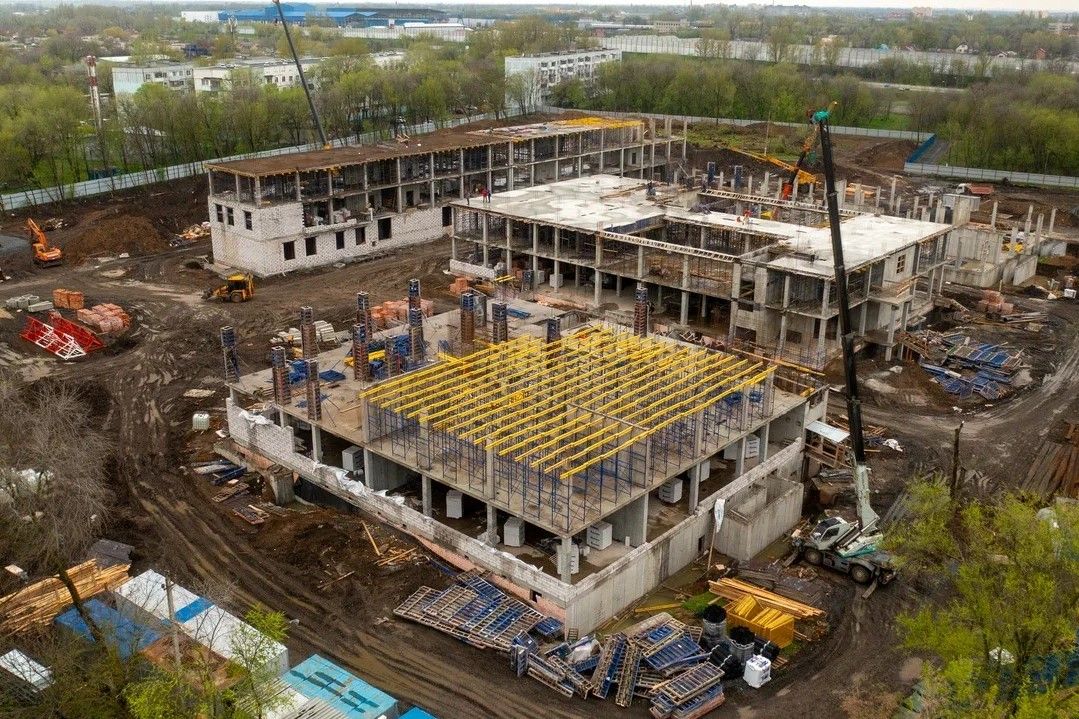 Новая школа на 1340 мест в Авиагородке будет сдана до конца 2023 года