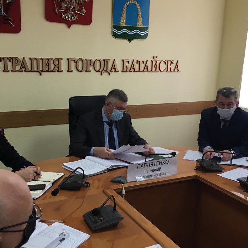 В Батайске состоялось заседание городского штаба по коронавирусу